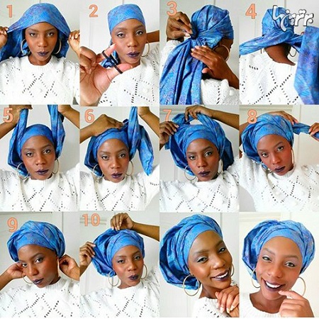 مدل‌های بستن روسری.سایت نوجوان‌ها (7)